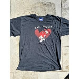 M&M Heart Breaker Vintage Black M&M Brand T Shirt - Great Condition